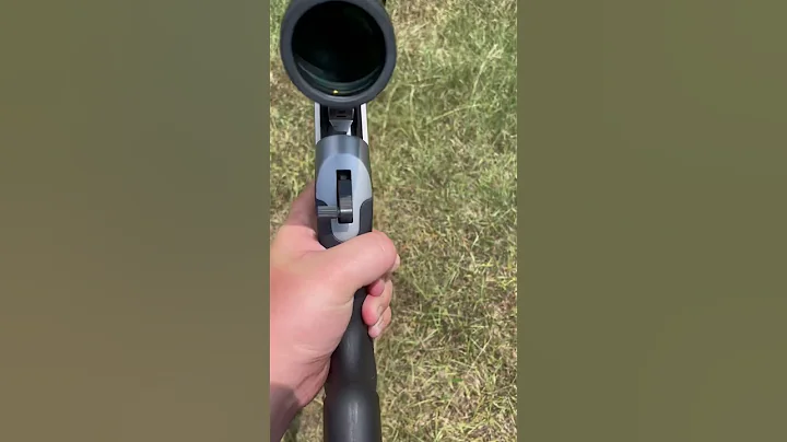 7mm-08 CVA scout off hand 30 yards #guns #shooting #remington #cva #shorts #fyp