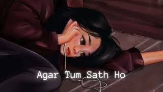 Agar tum sath ho (slowed and reverb) Arijit Singh Resimi