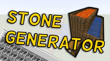 Minecraft Stone/Cobblestone Generator 1.17+ | Compact and Efficient
