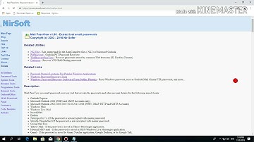 Recovery Outlook email and password