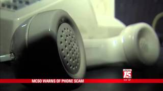MCSO Warns of Phone Scam