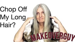 When are You too Old for Long Hair Worn Down  Hair Transformation by MAKEOVERGUY