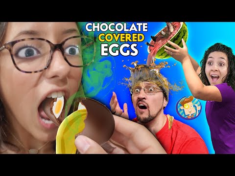 WATERMELON SOUP U0026 CHOCOLATE EGGS PRANK (FV Family Gone Wrong Vlog)