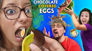 WATERMELON SOUP \& CHOCOLATE EGGS PRANK (FV Family Gone Wrong Vlog)