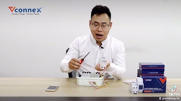 Hướng dẫn lắp đặt thiết bị giám sát điện năng thông minh do Vconnex sản xuất
