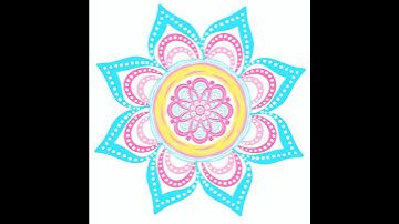 Mandala Drawing in Motion | Creative Art Time-Lapse#mandala #india
