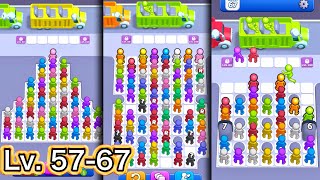 Bus Jam Level 57-67 Gameplay Hard Walkthrough by Parutangel & Games 218 views 8 days ago 14 minutes, 22 seconds