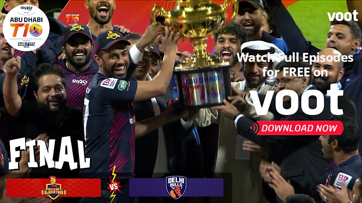 Highlights | Abu Dhabi T10 League | Final -Deccan Gladiators Vs Delhi Bulls | Watch For Free On Voot