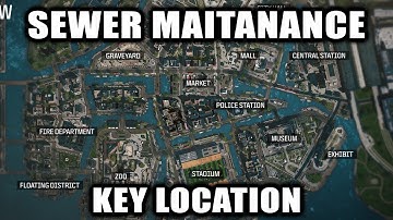 DMZ Sewers Maintenance Key Location Vondel (Maintenance Note Location)