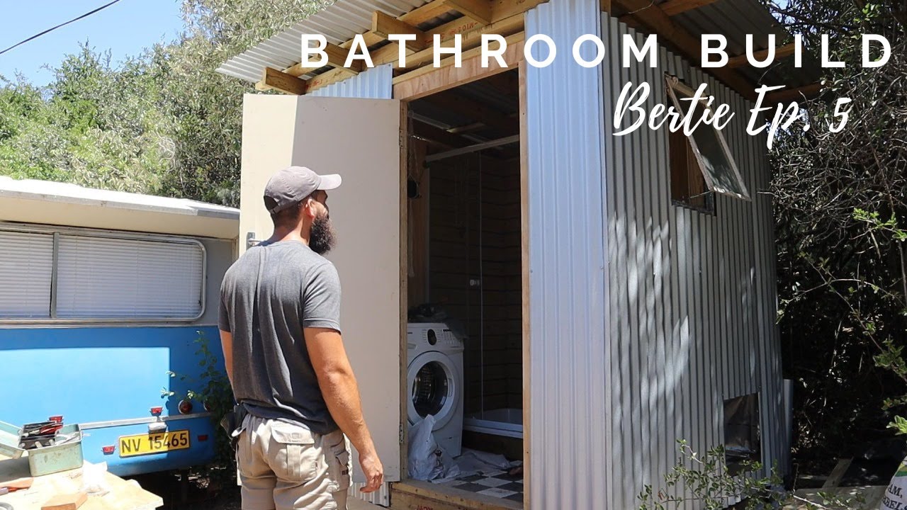 How to Build an Outside Bathroom - YouTube
