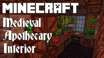 Minecraft: Medieval Apothecary Interior