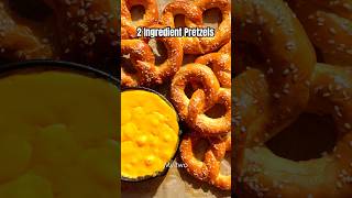 Super Easy 2 Ingredient Pretzels & Cheese dip! #pretzels #cheesedip #pretzel #easybaking
