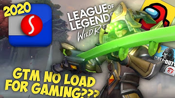 GTM no load for gaming 2020...