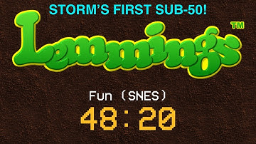 Lemmings (SNES) Speedrun - Fun in 48:20