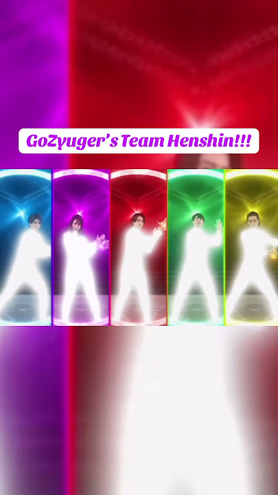 Gozyu Wolf! Leon! Tyranno! Eagle! Unicorn! #gozyuger