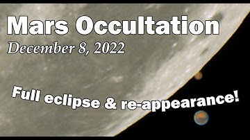 Mars Moon Eclipse - Mars Occultation December 8th