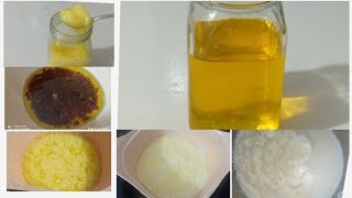 ঘরে তৈরি করা খাঁটি গাওয়া ঘি রেসিপি || A_Z খাঁটি গাওয়া ঘি /homemade butter, ghee/full cream milk