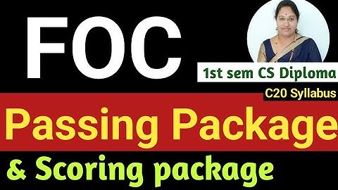 FOC Passing Package|FOC important Questions|Fundamentals of Computers exam  questions|Diploma CS