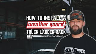 How to Install a Weather Guard Ladder Rack in 5 Minutes  EliteTruck.com