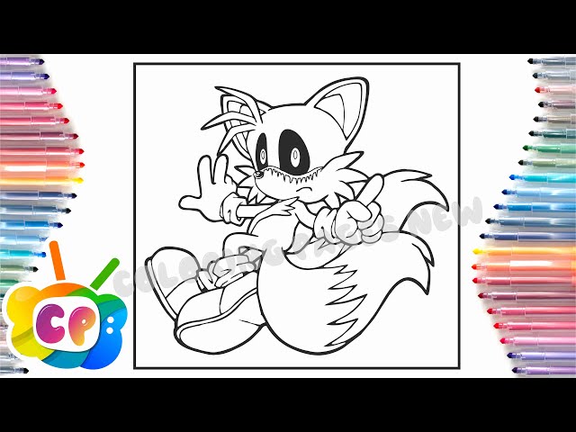 Tails Exe Coloring Pages