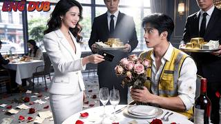Delivery guy rejected by his date… a female CEO proposes, unaware he’s a secret rich CEO!