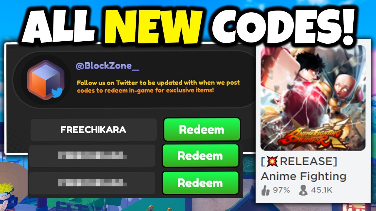 NEW UPDATE CODES [Flame City] ALL CODES! Anime Fighters Simulator