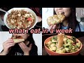 what i eat in a week | easy and healthy (for me!!)
