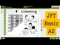 Jft basic a2 sample test with answers  25 questions listening 31