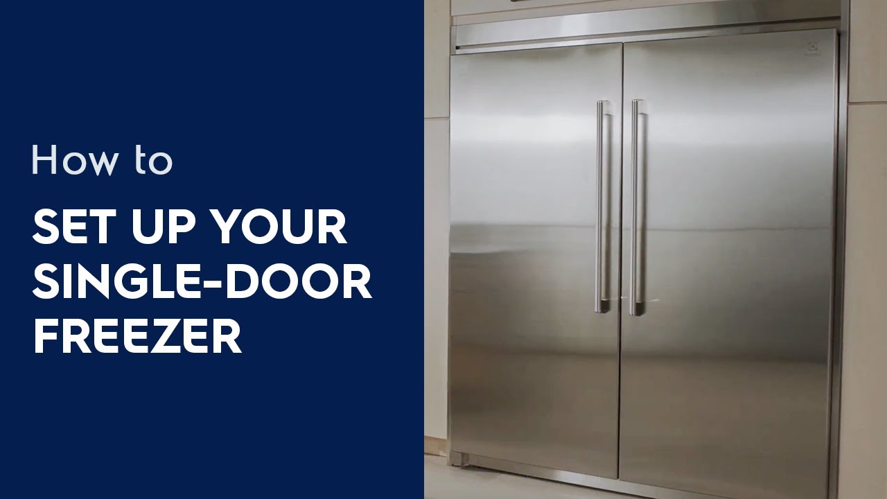 How to Set Up Your Single-Door Freezer