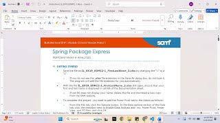 Illustrated Excel 2019 | Module 12: End of Module Project 1 Spring Package Express