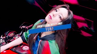 Every ITZY Music Video But It's ONLY Yuna