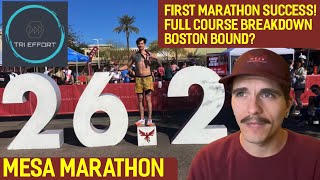 2022 MESA MARATHON First Marathon Recap! screenshot 2