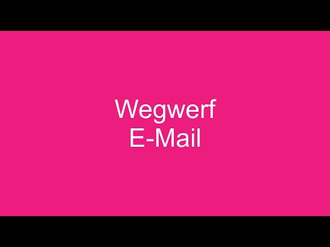 Wegwerf E-Mail mit muellmail.com