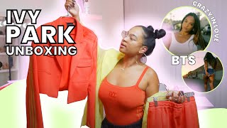 Ivy Park Drip 2 Unboxing | Crazy In Love BTS | Aliya Janell
