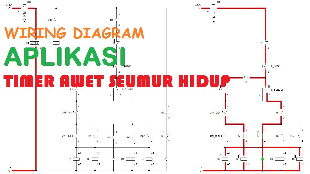 Timer Putar Awet WIRING DIAGRAM APLIKASI TIMER AWET SEUMUR HIDUP - YouTube