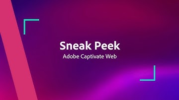 Voorproefje - Adobe Captivate Web