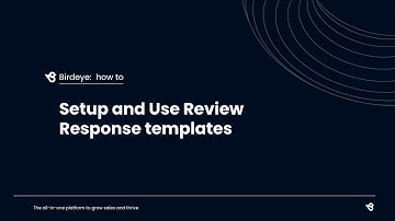 Setup and Use Response Templates