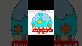 how to make sun god in ms paint #mspaint #ccc #olevel #shorts #viral #