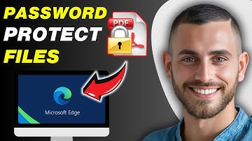 How To Password Protect A PDF File In Microsoft Edge | PDF Password