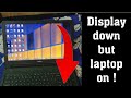 Laptop display down but laptop on lid closed but power on settings
