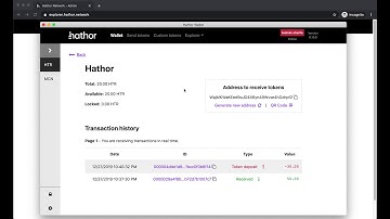 Send Hathors with the desktop wallet