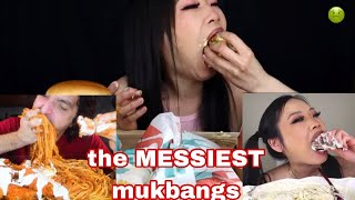 the MESSIEST mukbangs that make me lose my appetite ￼
