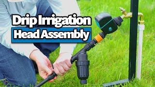 How to Install a Drip Irrigation Head Assembly (Beginner's Guide)