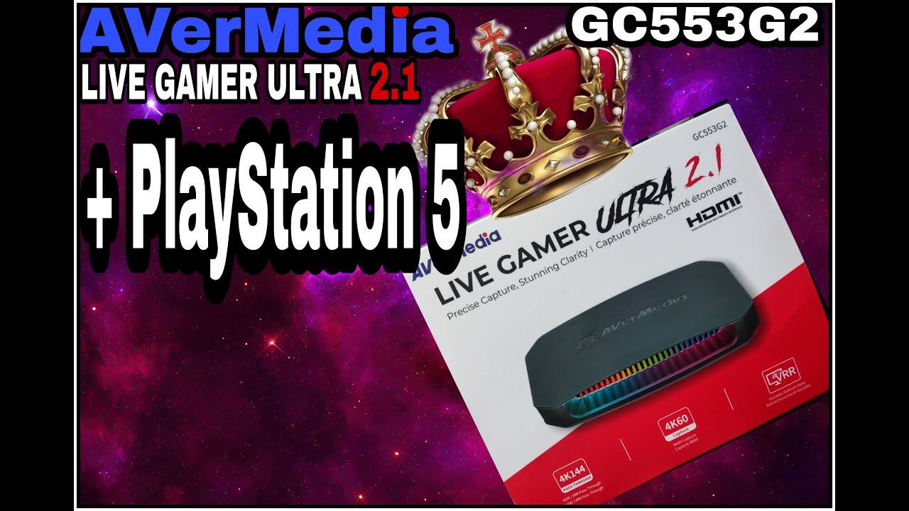 AVerMedia Live Gamer  Ultra 2.1 + Playstation 5 Testes 4k 120hz VRR ALM