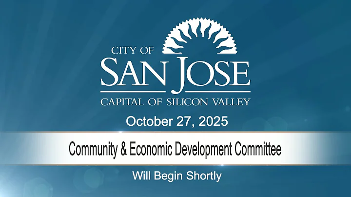 OCT 27, 2025 | Community & Economic Development Committee