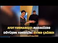 Madagizi azad edən hərbiçiyə Afət Fərmanqızı hədiyyə verdi, evinə dəvət etdi.