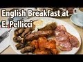 English Breakfast at E. Pellicci in London