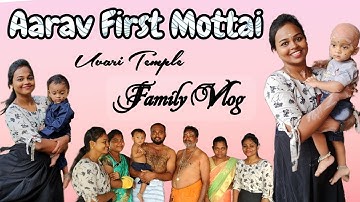 AARAV MOTTAI VLOG ❤️ ONE DAY FULL ENJOY 🤗🤗UVARI TEMPLE 🙏 ANUJA SHORTZ 