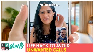 FilterCopy Shorts | Life Hack To Avoid Unwanted Calls | Ft. Amulya & Chirag |#Shorts