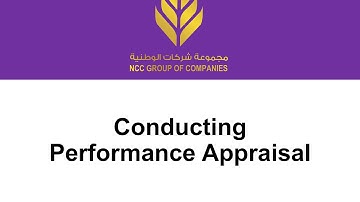 Conducting Performance Appraisal